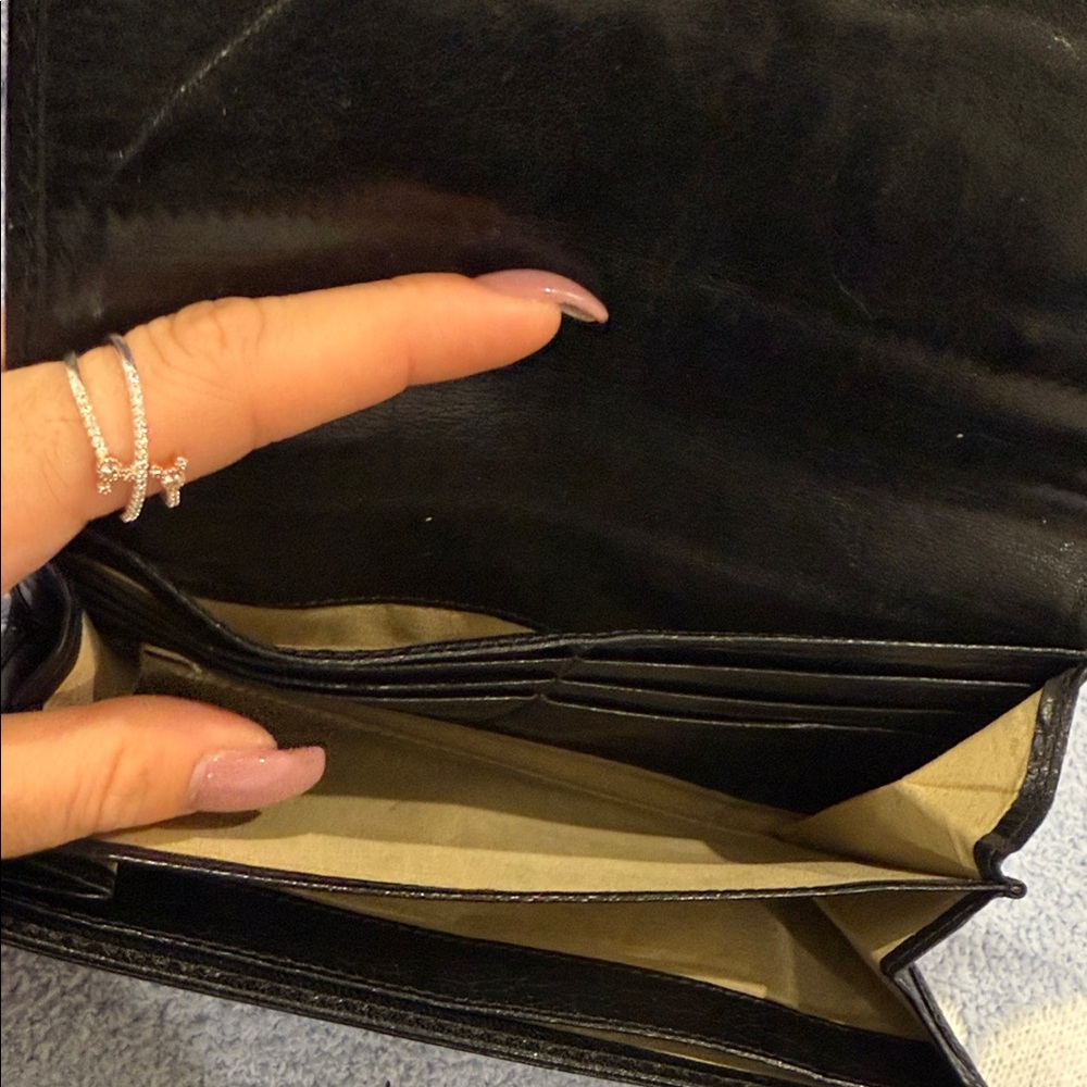 Chloé Black Leather Wallet - Picture 4 of 9